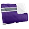 University of Portland Pilots Blanket, 50" x 60", Primary Logo Stripes, Silky Touch Super Soft Throw view 3