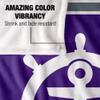 University of Portland Pilots Blanket, 50" x 60", Primary Logo Stripes, Silky Touch Super Soft Throw view 4