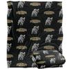 Framingham State University Rams Blanket, 50" x 60", Logo Pattern, Silky Touch Super Soft Throw view 1