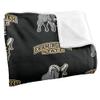 Framingham State University Rams Blanket, 50" x 60", Logo Pattern, Silky Touch Super Soft Throw view 3