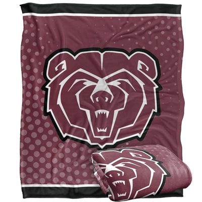 Missouri State University Bears Blanket, 50" x 60", Logo Dots, Silky Touch Super Soft Throw