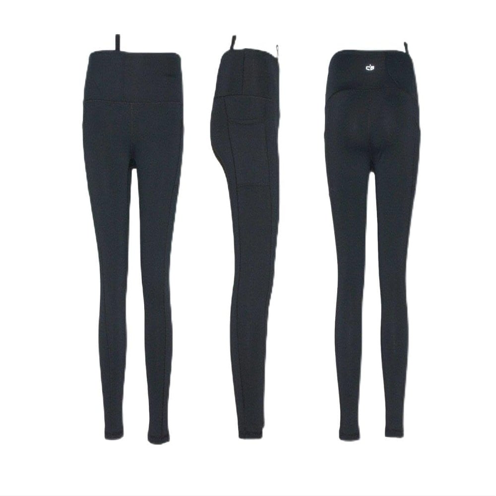 Concealment Express Concealed Carry Leggings - CCW Carry Leggings w/Holster & Side Pockets - Undercover Concealment Yoga Pants - CCW Clothing Universal Gun Holster (Panther BLK, XS)