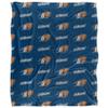 Bucknell University Bison Blanket, 50" x 60", Logo Pattern, Silky Touch Super Soft Throw view 2