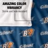 Bucknell University Bison Blanket, 50" x 60", Logo Pattern, Silky Touch Super Soft Throw view 4