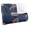 Salem State University Vikings Blanket, 50" x 60", Logo Pattern, Silky Touch Super Soft Throw view 3