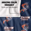 Salem State University Vikings Blanket, 50" x 60", Logo Pattern, Silky Touch Super Soft Throw view 4