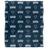 Howard University Bison Blanket, 50" x 60", Logo Pattern, Silky Touch Super Soft Throw view 2