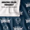 Howard University Bison Blanket, 50" x 60", Logo Pattern, Silky Touch Super Soft Throw view 4