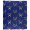 Westfield State University Owls Blanket, 50" x 60", Logo Pattern, Silky Touch Super Soft Throw view 2