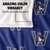 Westfield State University Owls Blanket, 50" x 60", Logo Pattern, Silky Touch Super Soft Throw view 4