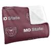 Missouri State University Bears Blanket, 50" x 60", Logo Pattern, Silky Touch Super Soft Throw view 3