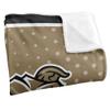 Bryant University Bulldogs Blanket, 50" x 60", Logo Dots, Silky Touch Super Soft Throw view 3