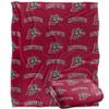 Lafayette College Bulldogs Blanket, 50" x 60", Logo Pattern, Silky Touch Super Soft Throw view 1