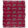 Lafayette College Bulldogs Blanket, 50" x 60", Logo Pattern, Silky Touch Super Soft Throw view 2