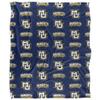 Marquette University Golden Eagles Blanket, 50" x 60", Logo Pattern, Silky Touch Super Soft Throw view 2