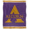 Alcorn State University Braves Blanket, 50" x 60", Logo Dots, Silky Touch Super Soft Throw view 2