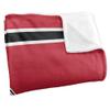 Ball State University Cardinals Blanket, 50" x 60", Primary Logo Stripes, Silky Touch Super Soft Throw view 3