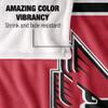 Ball State University Cardinals Blanket, 50" x 60", Primary Logo Stripes, Silky Touch Super Soft Throw view 4