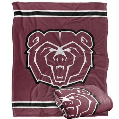Missouri State University Bears Blanket, 50" x 60", Primary Logo Stripes, Silky Touch Super Soft Throw