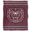 Missouri State University Bears Blanket, 50" x 60", Primary Logo Stripes, Silky Touch Super Soft Throw view 2