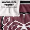 Missouri State University Bears Blanket, 50" x 60", Primary Logo Stripes, Silky Touch Super Soft Throw view 4