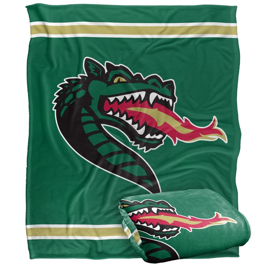 University of Alabama at Birmingham Blazers Blanket, 50" x 60", Primary Logo Stripes, Silky Touch Super Soft Throw
