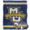 Marquette University Golden Eagles Blanket, 50" x 60", Primary Logo Stripes, Silky Touch Super Soft Throw view 1