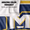 Marquette University Golden Eagles Blanket, 50" x 60", Primary Logo Stripes, Silky Touch Super Soft Throw view 4