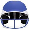 RIP-IT | Vision Pro Softball Batting Helmet with Face Mask | Matte | Two-Tone Royal S/M | Lightweight Womens Sport Equipment view 3