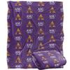 Alcorn State University Braves Blanket, 50" x 60", Logo Pattern, Silky Touch Super Soft Throw view 1