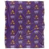 Alcorn State University Braves Blanket, 50" x 60", Logo Pattern, Silky Touch Super Soft Throw view 2