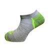 True Energy Women's Ankle Socks, Sports Socks with Cushioned Comfort and Active Recovery, 3 Pairs - Gray/Neon/Turquoise/Orange view 2