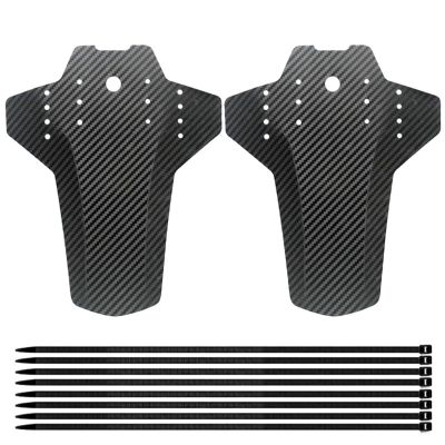 2Pcs Mountain Bike Fender Front and Rear MTB Mud Guard Adjustable Fenders Fits 26 Inch 27.5 Inch 29 Inch Size Bike DaJiKan
