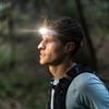 KNOG Bandicoot Run 250 USB Rechargeable LED Headlamp - Bright 40m Beam, Red Halo Mode, IP67 Waterproof Camping Headlamp - Comfortable Anti-Odor Silicone Strap for Running, Blue view 2