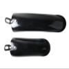 12/14 Inch 412 Folding Bike Fenders Mini Fenders Folding Bicycle Practical Accessories Silver/White/Black/Red DaJiKan (Color : Black) view 1