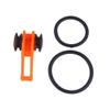 10Set/Bag Fishing Hook Hold Keeper Fishing Rod Accessories Fishing Hook Secure Device Outdoor Fishing Bait Safety Holder DaJiKan (Color : Orange) view 1