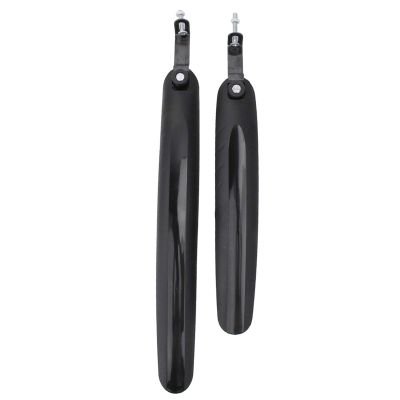 2pcs Removable Guards Quick Release Mud Bicycle Parts Accessories Bicycle Front Rear Fenders Mountain Road Bike Mud DaJiKan (Color : Black)
