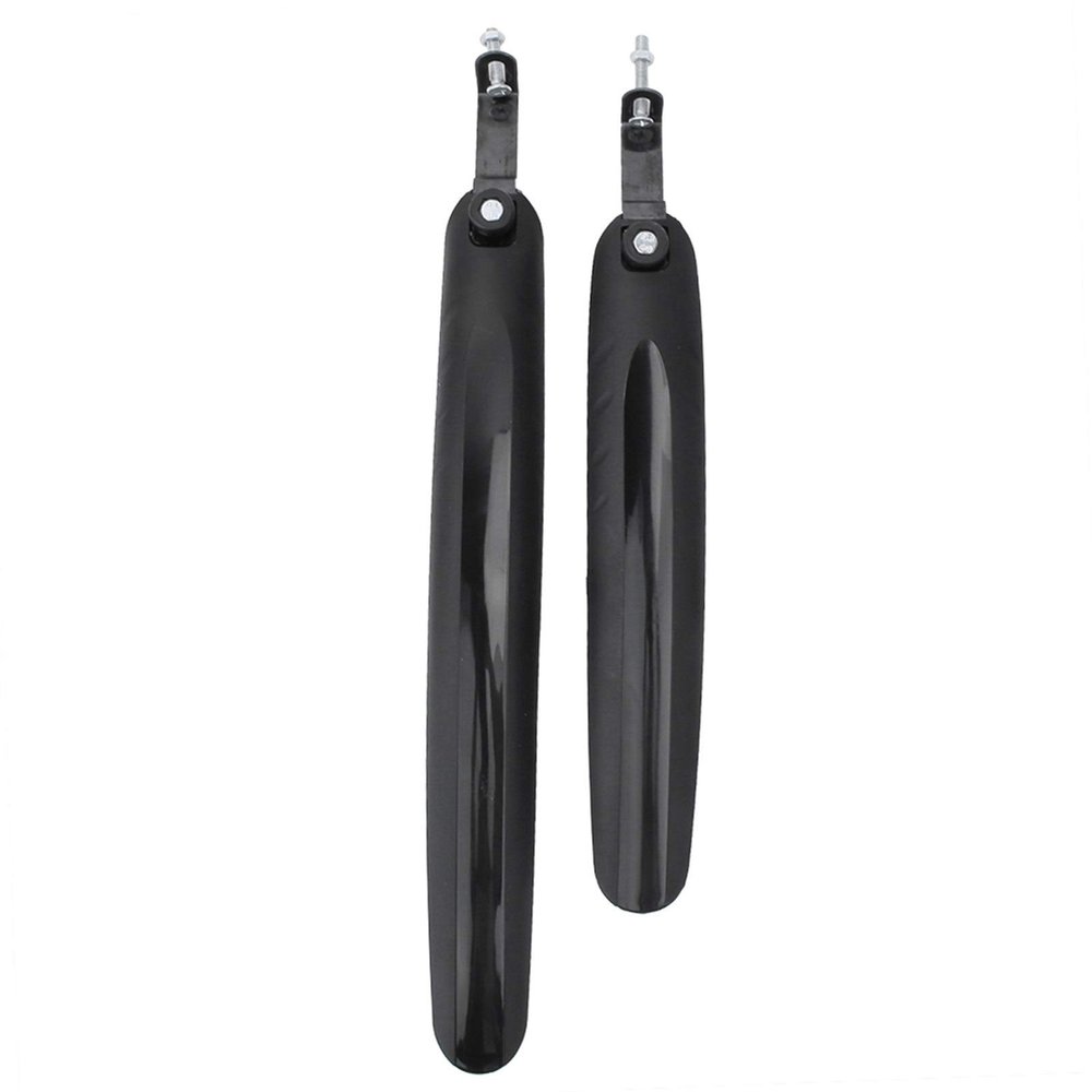 2pcs Removable Guards Quick Release Mud Bicycle Parts Accessories Bicycle Front Rear Fenders Mountain Road Bike Mud DaJiKan (Color : Black)
