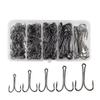 150pcs/box High Carbon Steel Double Fishing Hooks Fly Tying Double Hook for Jig Bass Fishhook DaJiKan view 1