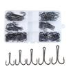 150pcs/box High Carbon Steel Double Fishing Hooks Fly Tying Double Hook for Jig Bass Fishhook DaJiKan view 4
