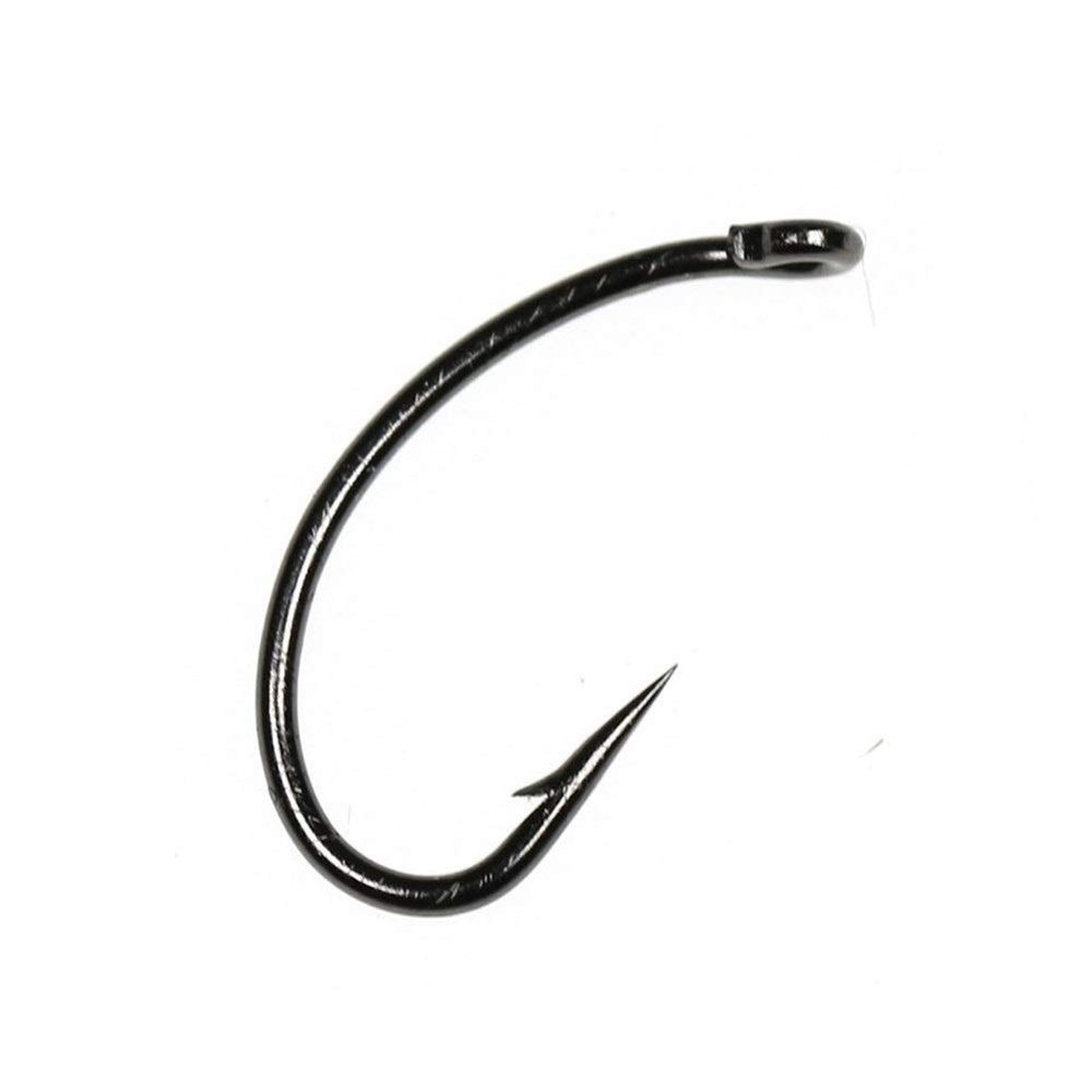 500PCS Fly Tying Hook Nymph Bug Shrimp Scud Pupae Larvae Caddis Flies Fishing Hooks #8~#16 Fly Fishing Hook DaJiKan (Color : 500PCS Size 10)