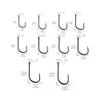 500 Pcs #3-#12 Silver Black Gold Freshwater Fishing Hooks Carp Fishhooks Barbed Hooks Kit Jigging Bait Carp Fishing Hook DaJiKan (Color : Gold) view 2