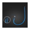 200pcs/lot High Carbon Steel Fishing Hooks Gold Black Barbed Hook Fishhooks for Grass Carp Lures Fishing Tackle DaJiKan (Color : Blue, Model Number : 6) view 3