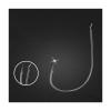 200pcs/lot High Carbon Steel Fishing Hooks Gold Black Barbed Hook Fishhooks for Grass Carp Lures Fishing Tackle DaJiKan (Color : Black, Model Number : 9) view 3