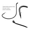 50pcs Wide Gap Offset Worm Hooks #2#1# 1/0#2/0#3/0 Wacky Rig Drop Shot Rig Texas Rig Hook Crappie Walleye Bass Fishing Tackle DaJiKan view 3