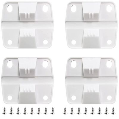 Ansook Cooler Replacement Plastic Hinges & Screws Set - Compatible with Coleman Coolers 5253 6262 6270 Cooler Hinges Replacement - for Rubbermaid Cooler Hinges (Set of 4)