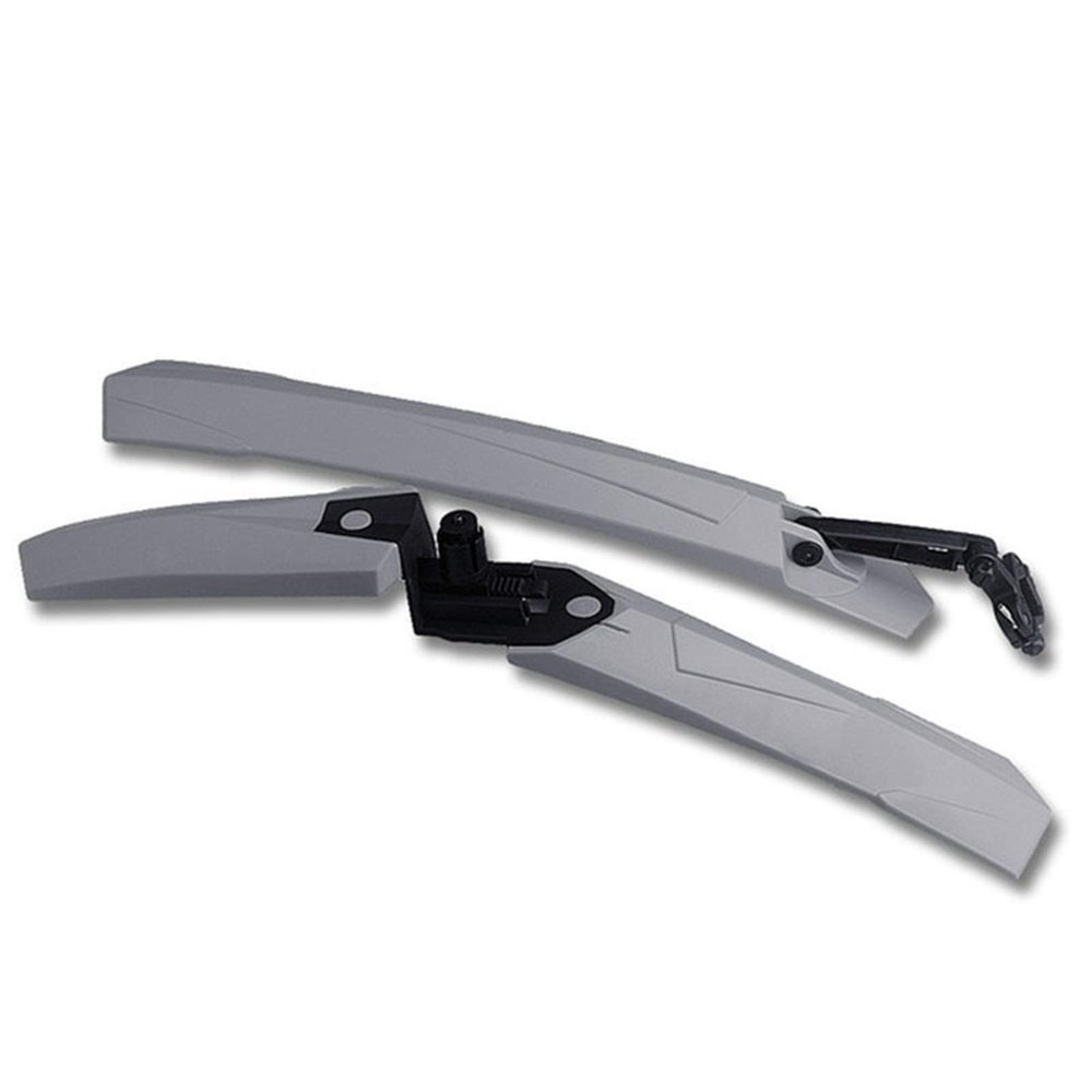 2PCS Bicycle Mudguard Mountain Bike Fenders Set Mudguards Bicycle Mudguard Wings for Bicycle Front and Rear Fenders DaJiKan (Color : Grey)
