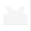 Kurve Premium Girls Seamless Supersoft Sleeveless Crop Tank Top - Stretchy Bra, UV UPF 50+ (Made in USA), White, 9 Years-14 Years view 1