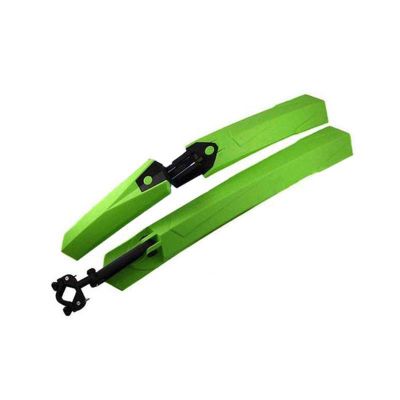 2PCS Cycling Mountain Bike Bicycle Front Mudguard Rear Fender Mud Guard Set for MTB Road Bike Wings DaJiKan (Color : Green 1)