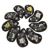 HB1 9Pcs/Set Golf Iron Head Cover Animal Design Protective Sleeve Suitable for Right and Left Handed PU Artificial Leather of Four Colors,Black view 1